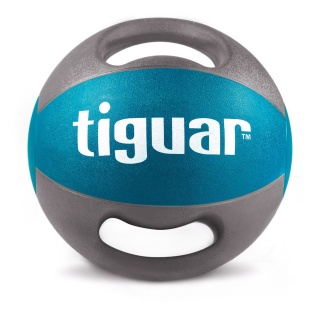 Tiguar Medicine Ball with Handles 6kg blue